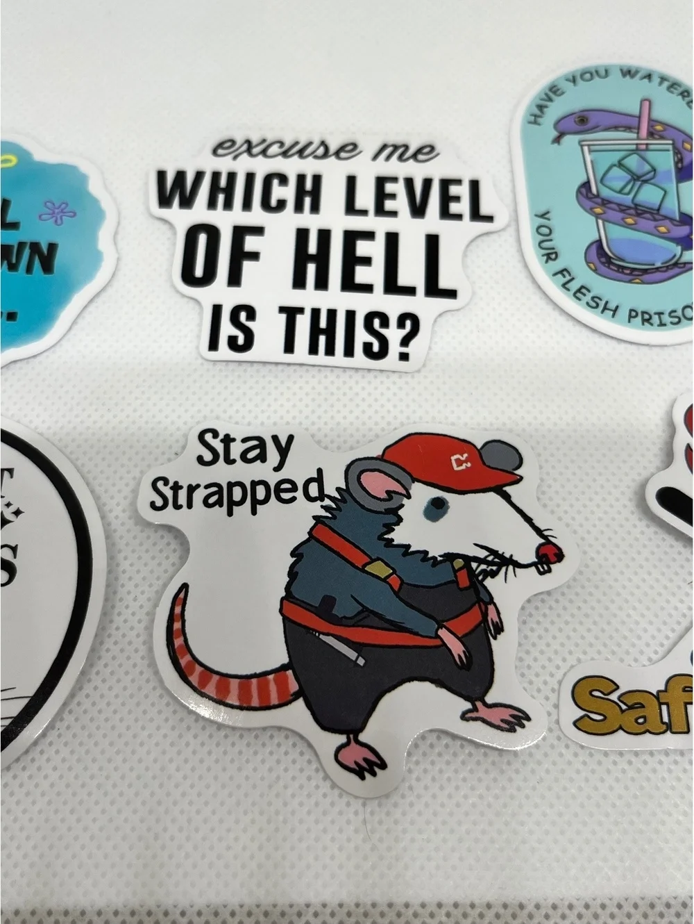 Sarcastic sticker pack for laptop, mug, et all
